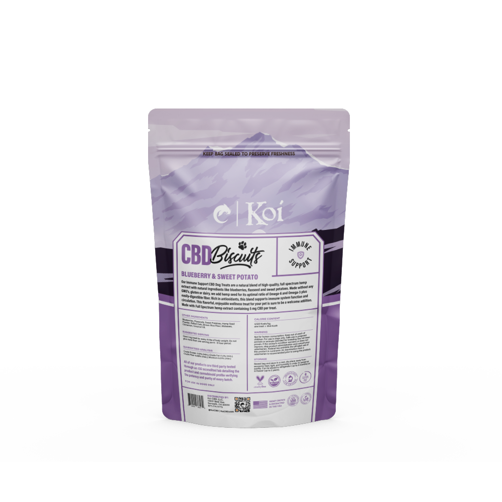 Koi CBD Dog Biscuits | Immune Support